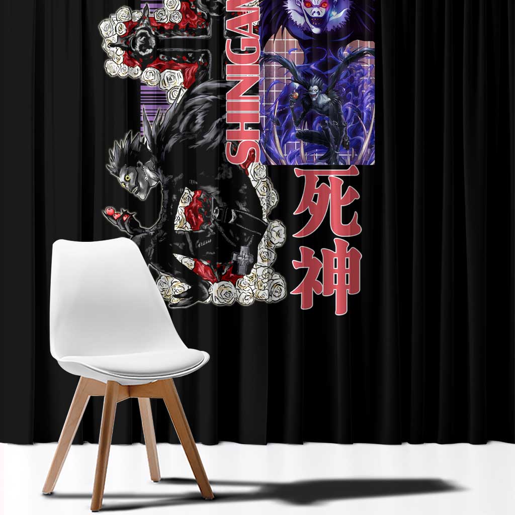 Ryuk Death Note Window Curtain Anime Style