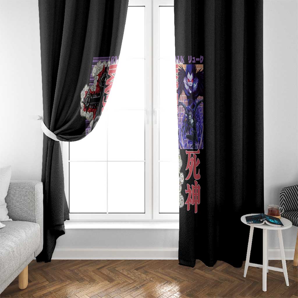 Ryuk Death Note Window Curtain Anime Style