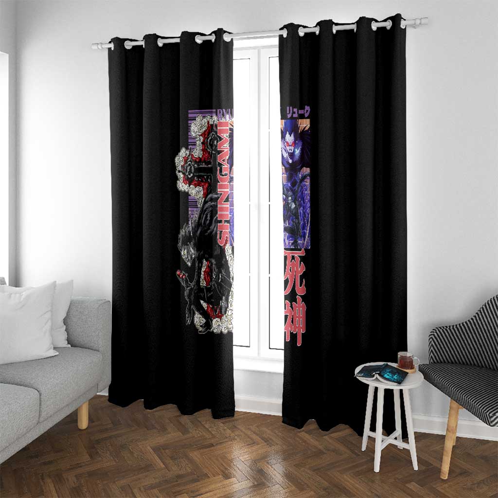 Ryuk Death Note Window Curtain Anime Style
