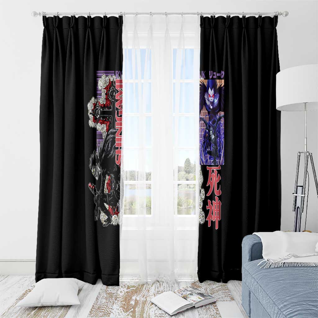 Ryuk Death Note Window Curtain Anime Style