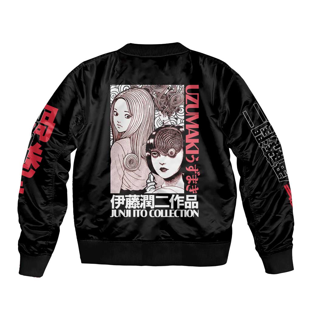 Uzumaki Junji Ito Collection Bomber Jacket Anime Style