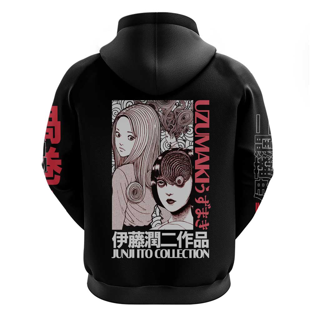 Uzumaki Junji Ito Collection Hoodie Anime Style