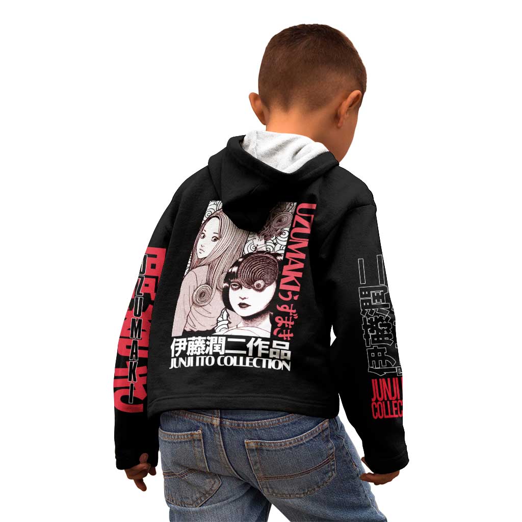 Uzumaki Junji Ito Collection Kid Hoodie Anime Style