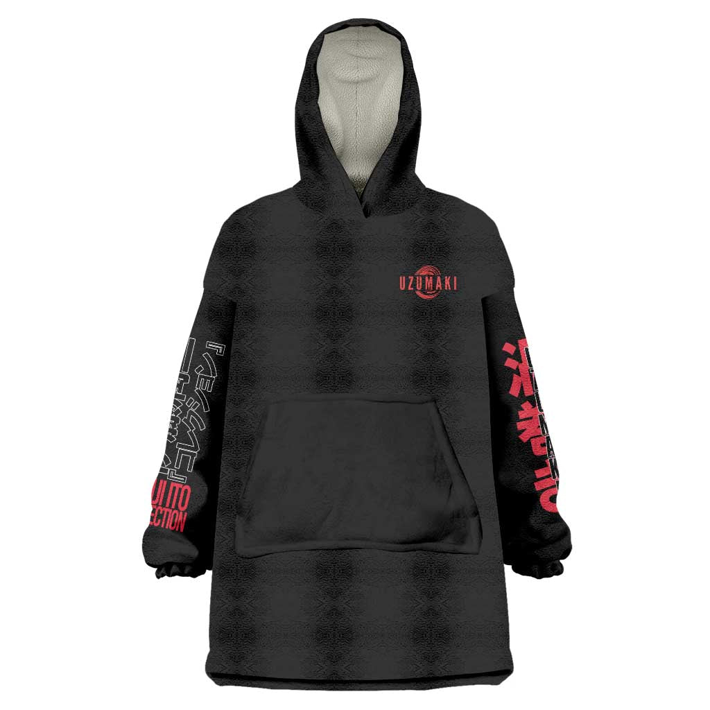 Uzumaki Junji Ito Collection Wearable Blanket Hoodie Anime Style