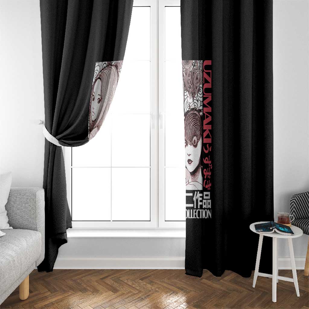 Uzumaki Junji Ito Collection Window Curtain Anime Style