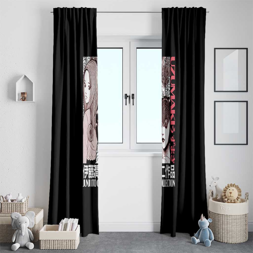 Uzumaki Junji Ito Collection Window Curtain Anime Style