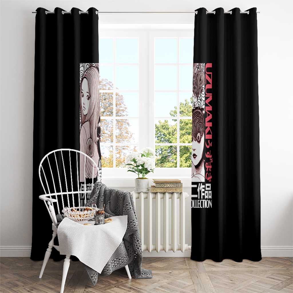 Uzumaki Junji Ito Collection Window Curtain Anime Style