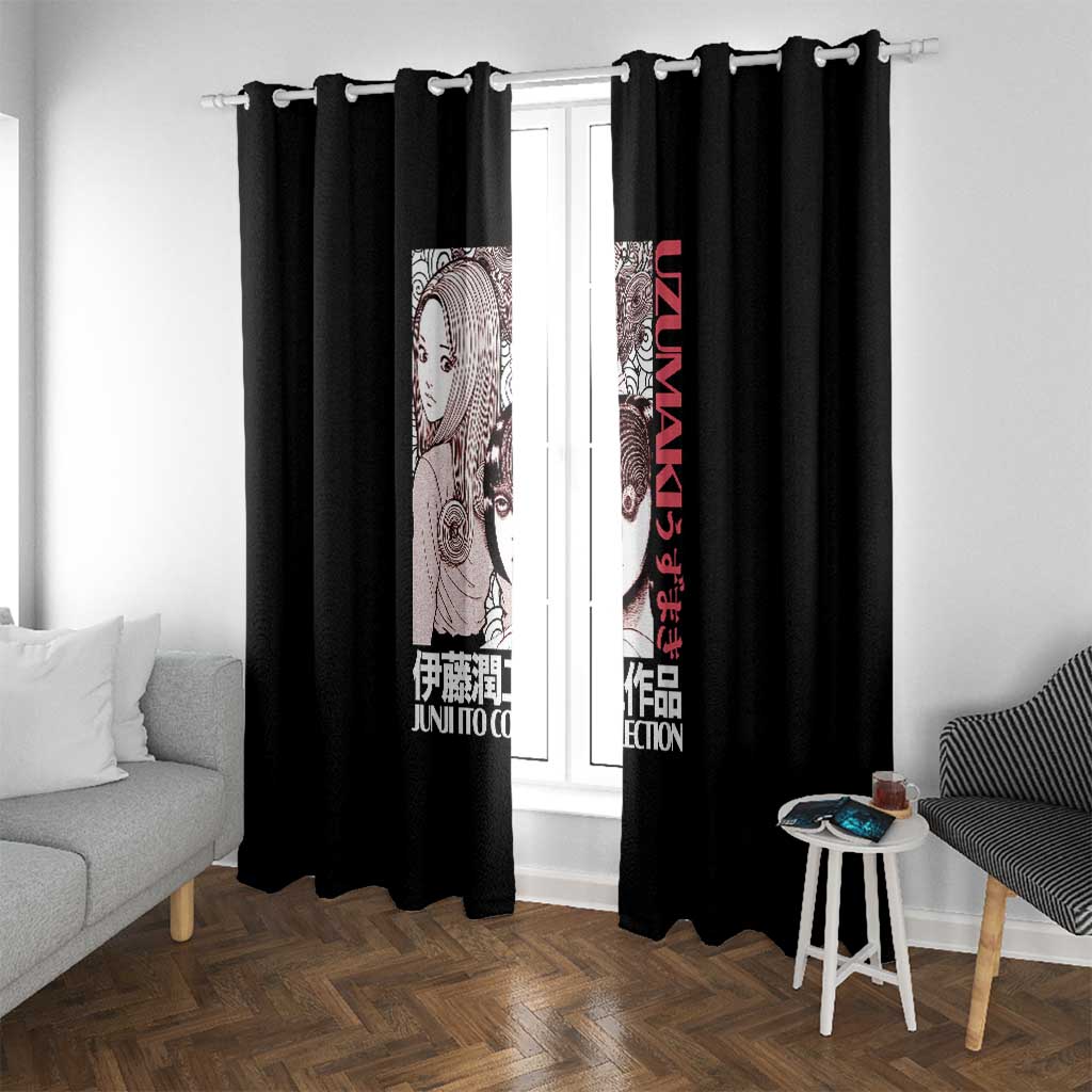 Uzumaki Junji Ito Collection Window Curtain Anime Style