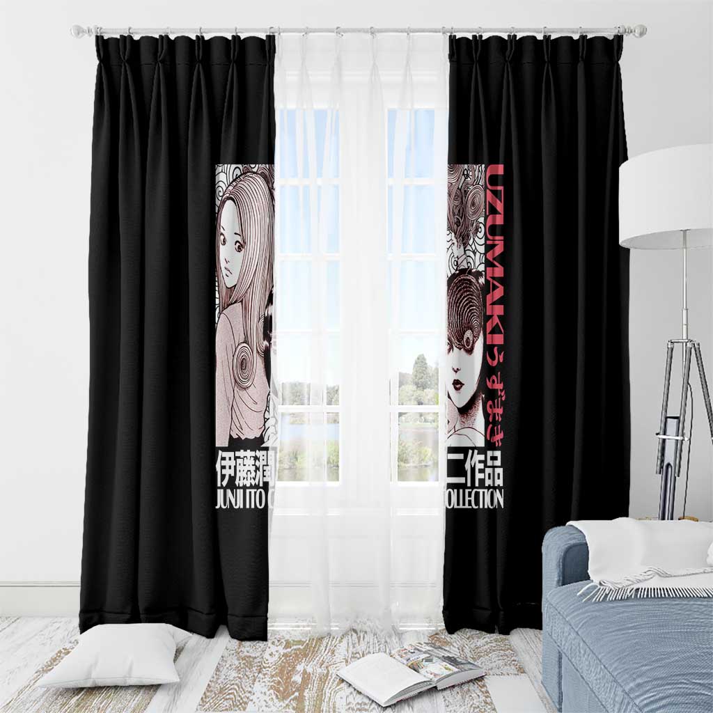 Uzumaki Junji Ito Collection Window Curtain Anime Style