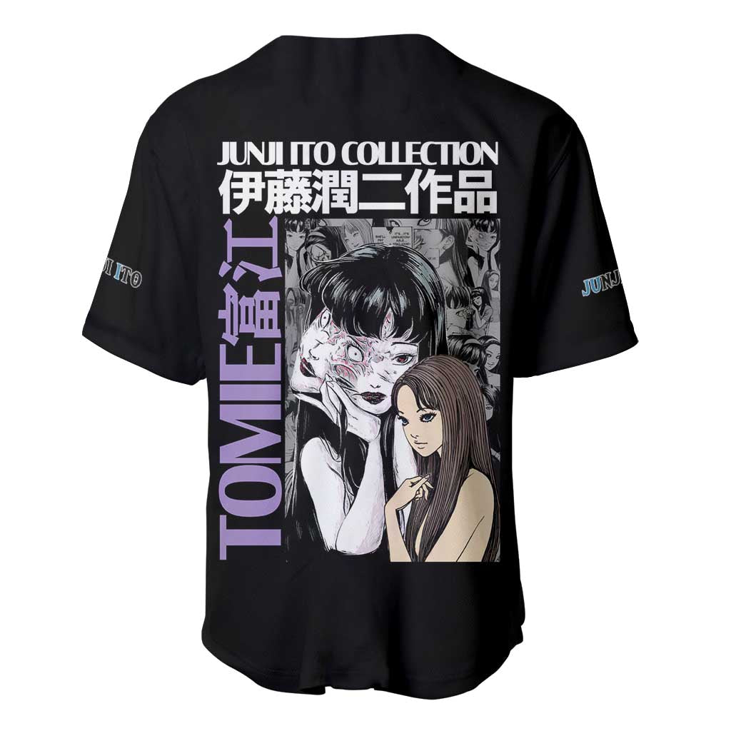 Tomie Junji Ito Collection Baseball Jersey Anime Style