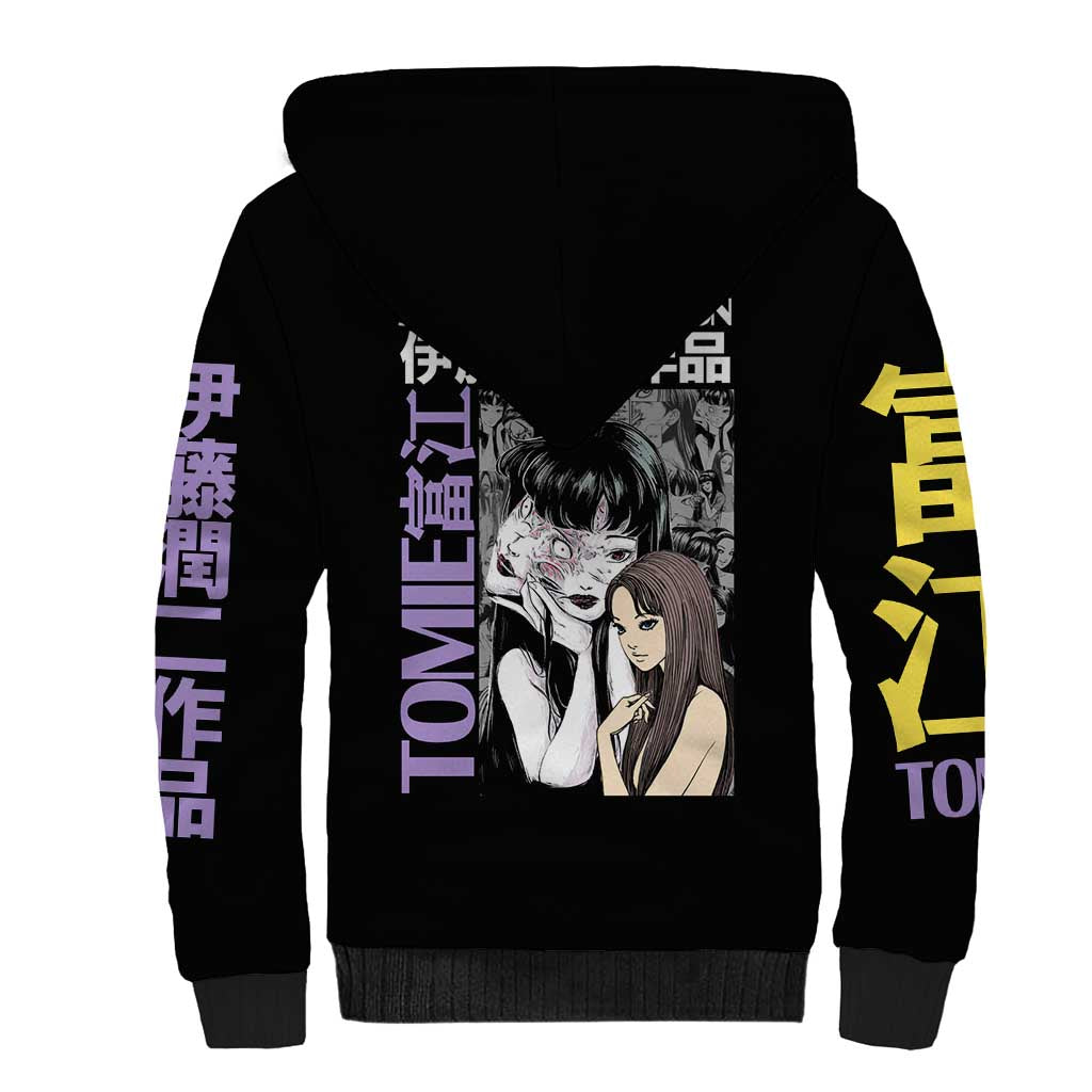 Tomie Junji Ito Collection Sherpa Hoodie Anime Style