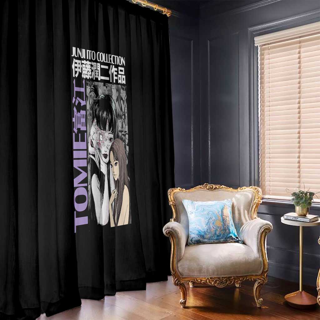 Tomie Junji Ito Collection Window Curtain Anime Style