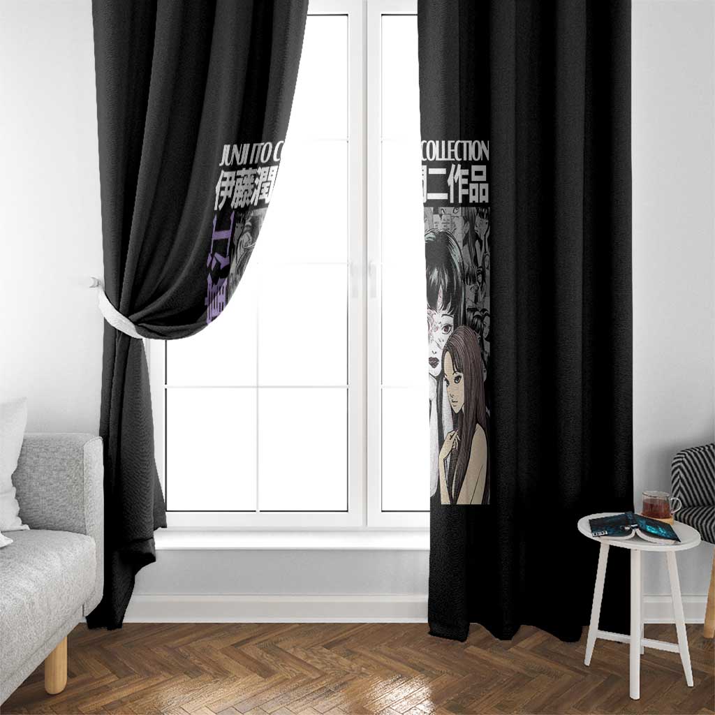 Tomie Junji Ito Collection Window Curtain Anime Style