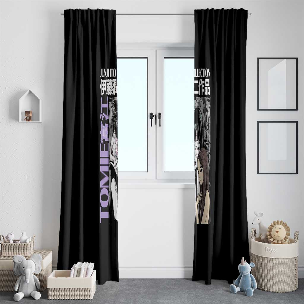 Tomie Junji Ito Collection Window Curtain Anime Style