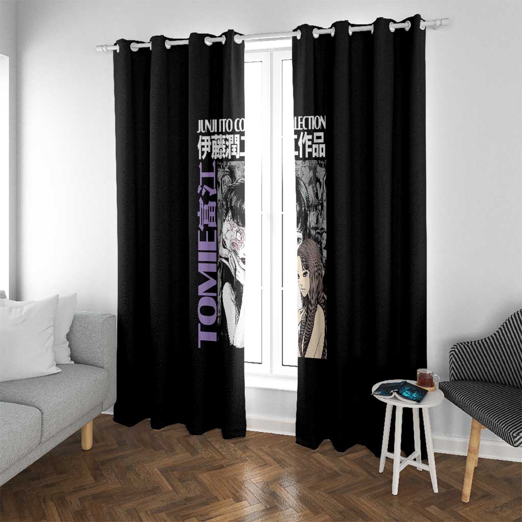 Tomie Junji Ito Collection Window Curtain Anime Style