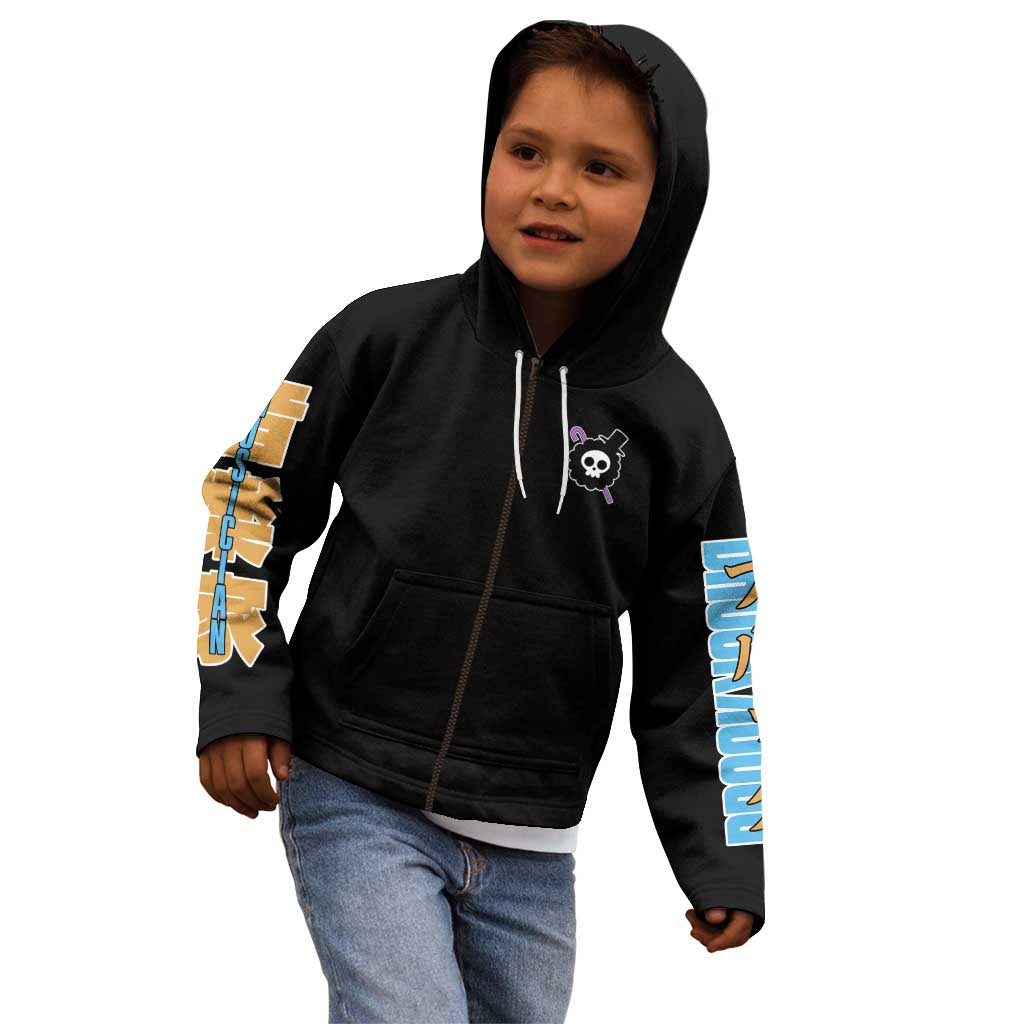 Brook V2 One Piece Kid Hoodie Anime Style