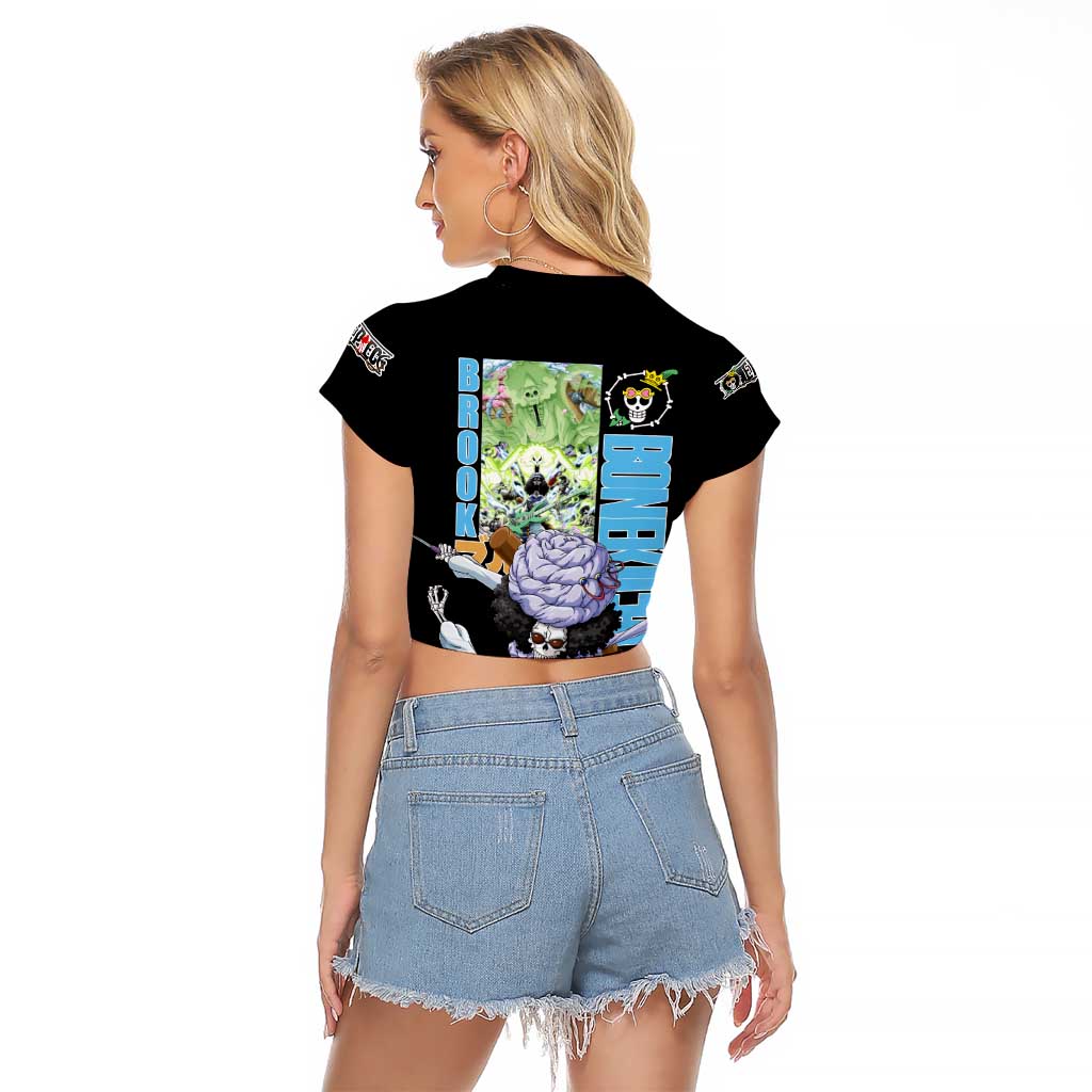 Brook V2 One Piece Raglan Cropped T Shirt Anime Style