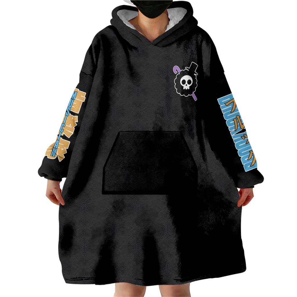 Brook V2 One Piece Wearable Blanket Hoodie Anime Style