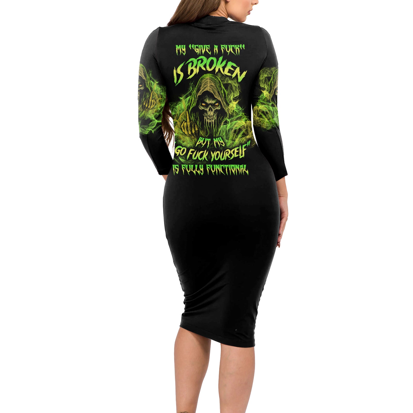 my-give-a-f-is-broken-reaper-long-sleeve-bodycon-dress