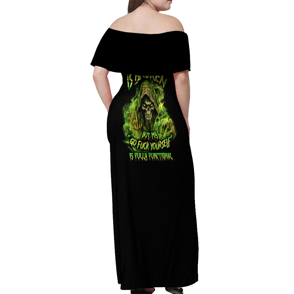 my-give-a-f-is-broken-reaper-off-shoulder-maxi-dress