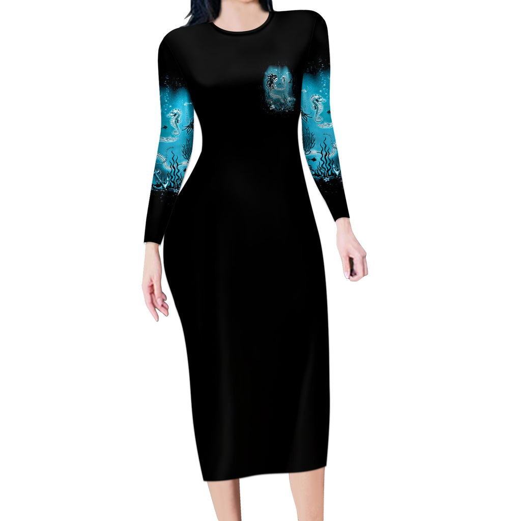 salty-witch-mermaid-halloween-long-sleeve-bodycon-dress