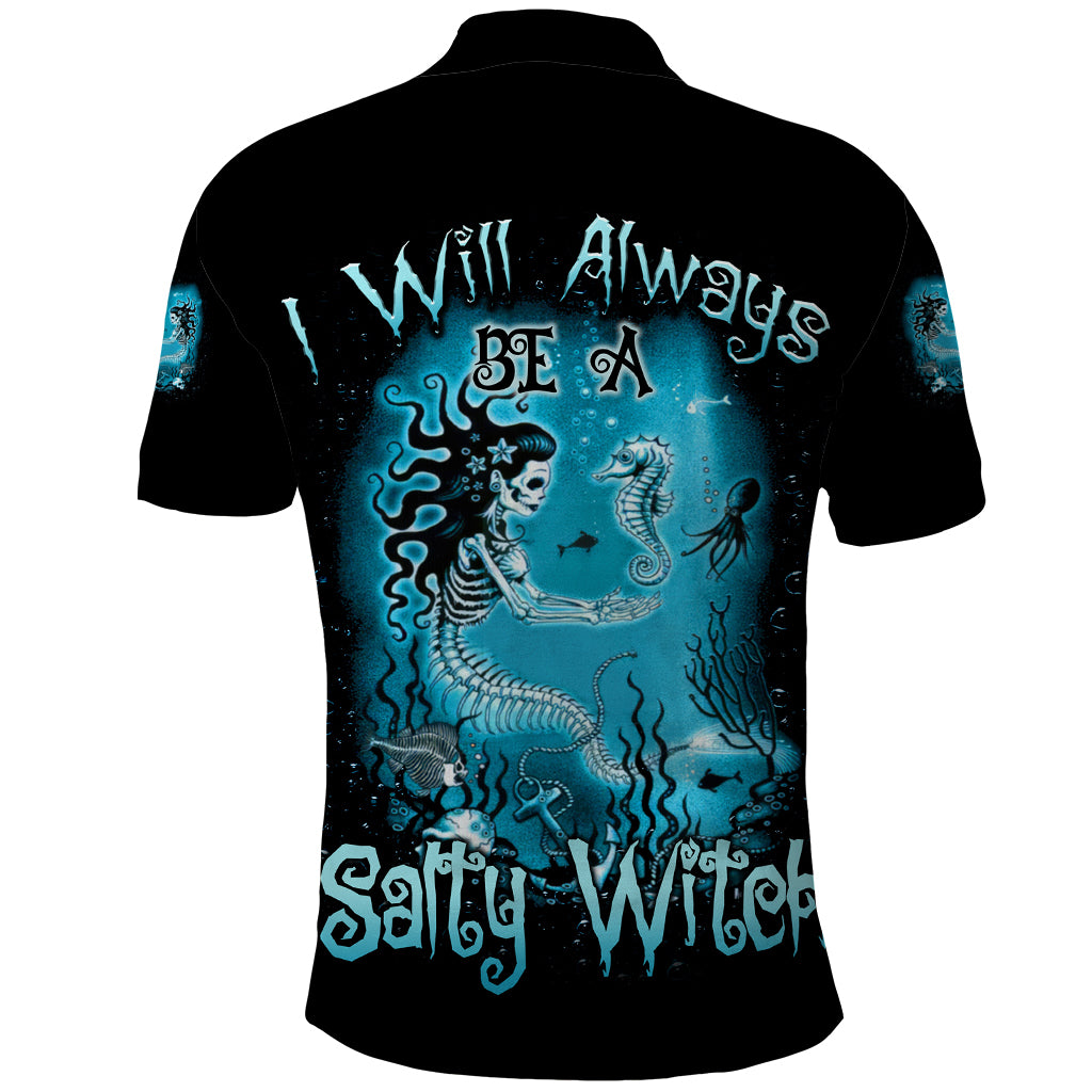 salty-witch-mermaid-halloween-polo-shirt