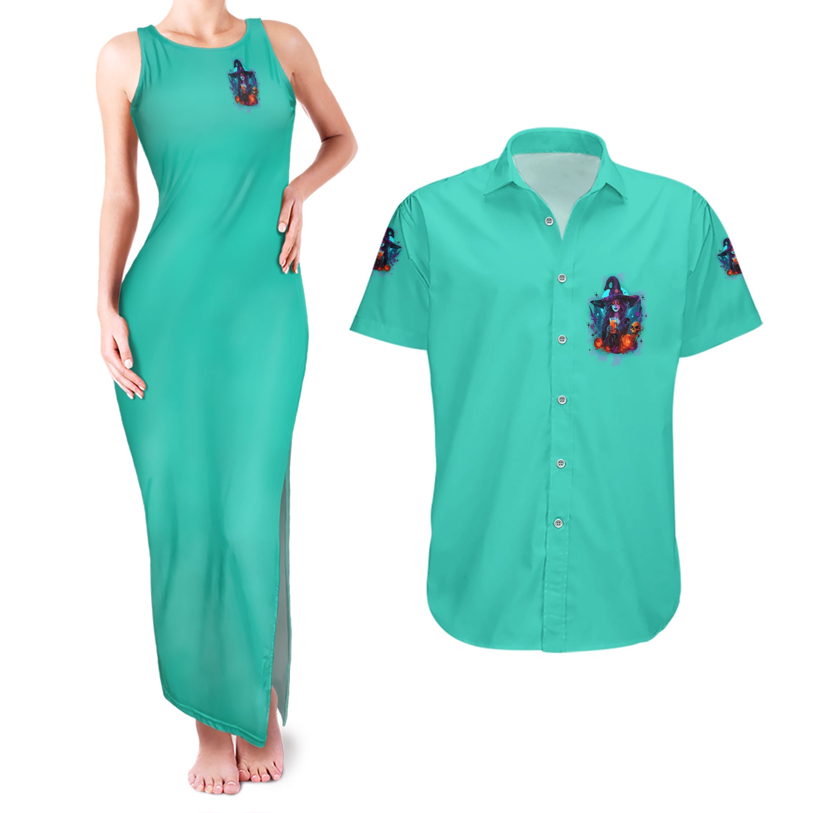 hocus-pocus-time-witches-halloween-couples-matching-tank-maxi-dress-and-hawaiian-shirt