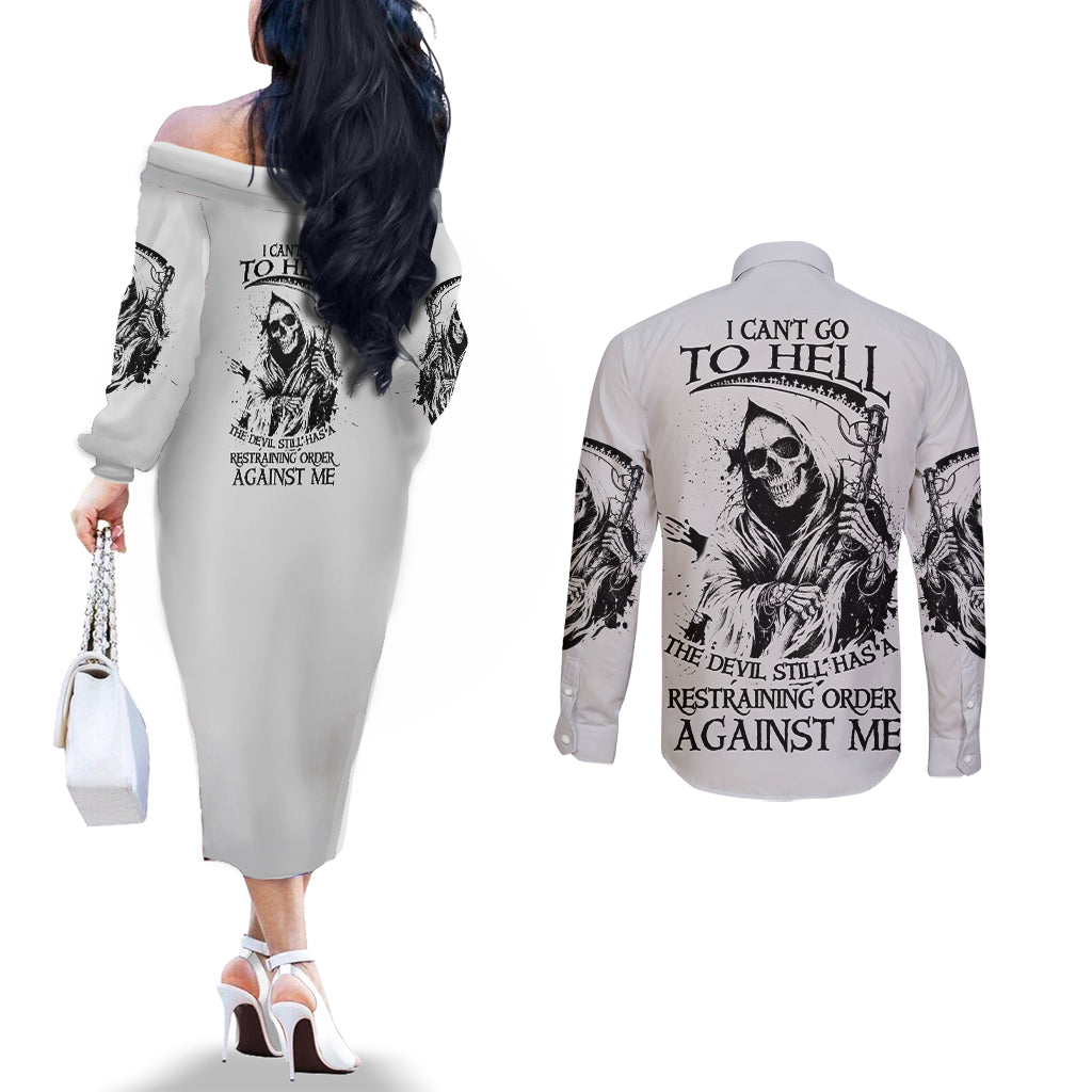 i-cant-go-to-hell-reaper-skull-couples-matching-off-the-shoulder-long-sleeve-dress-and-long-sleeve-button-shirt