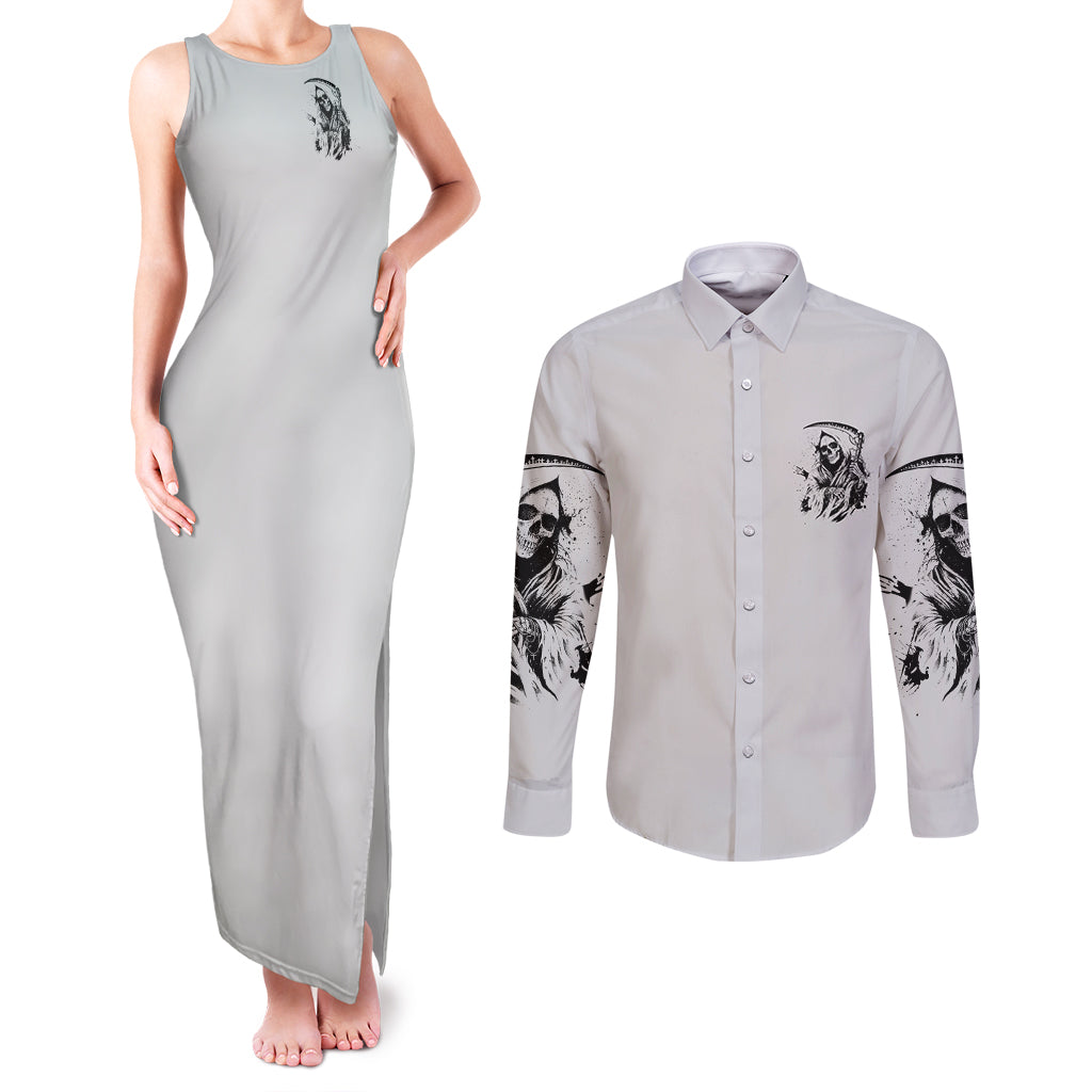 i-cant-go-to-hell-reaper-skull-couples-matching-tank-maxi-dress-and-long-sleeve-button-shirt