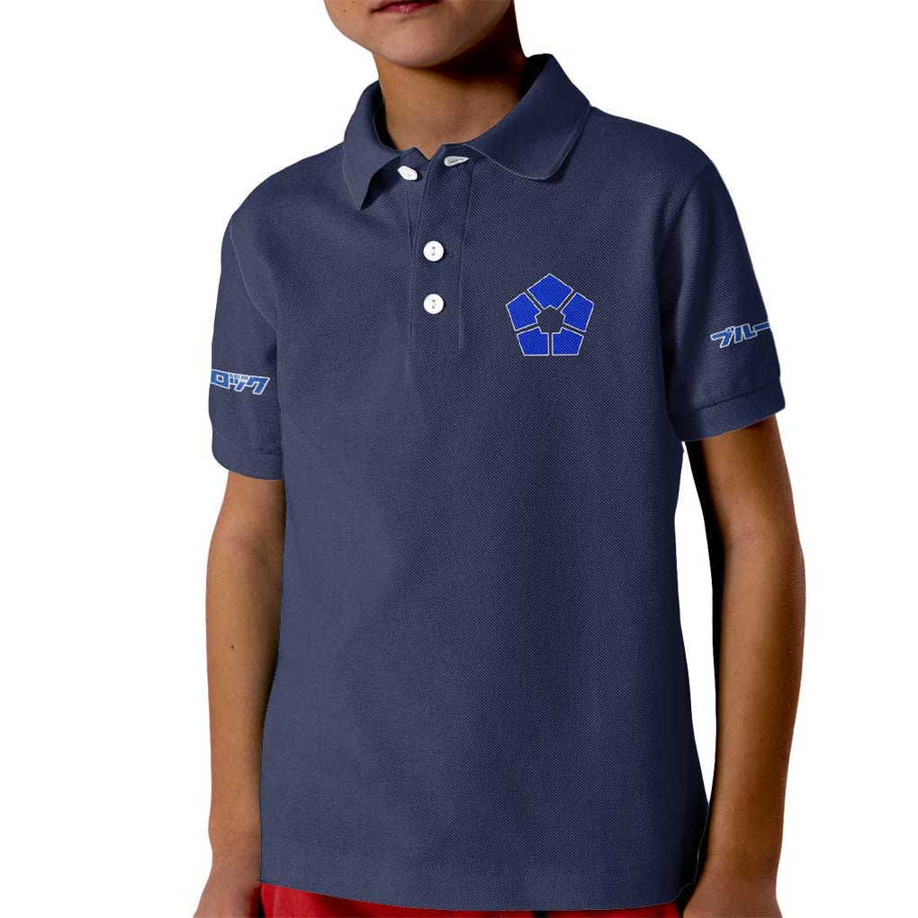 Isagi Yoichi Blue Lock Kid Polo Shirt Japan Anime Style