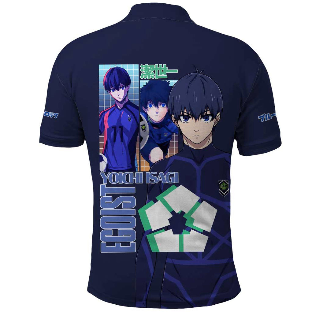 Isagi Yoichi Blue Lock Polo Shirt Japan Anime Style