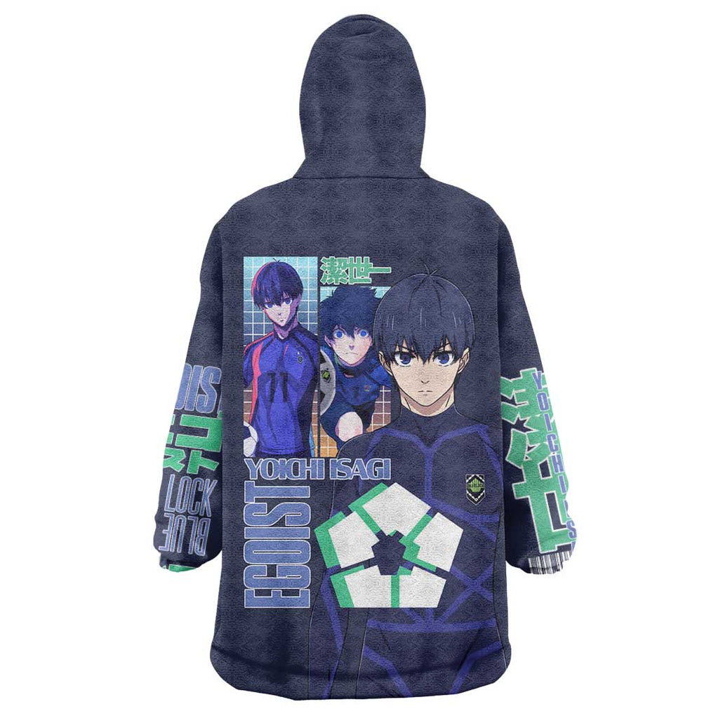 Isagi Yoichi Blue Lock Wearable Blanket Hoodie Japan Anime Style