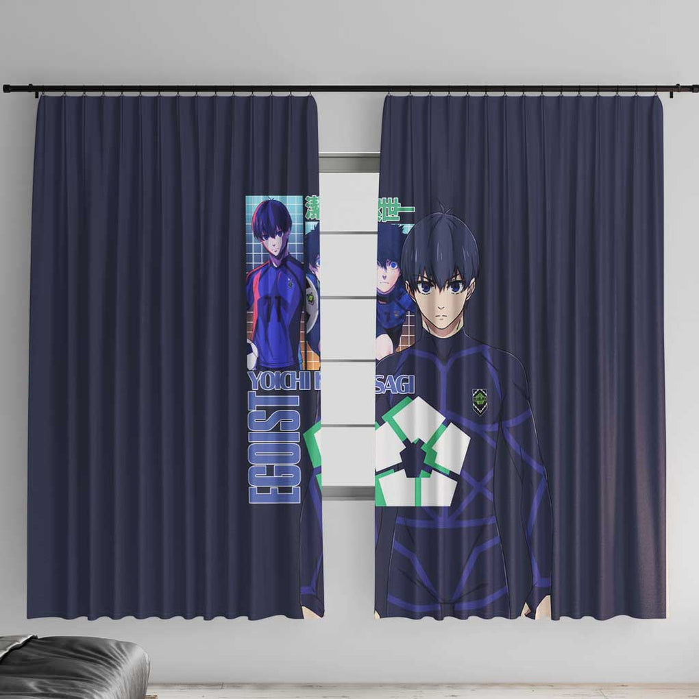 Isagi Yoichi Blue Lock Window Curtain Japan Anime Style
