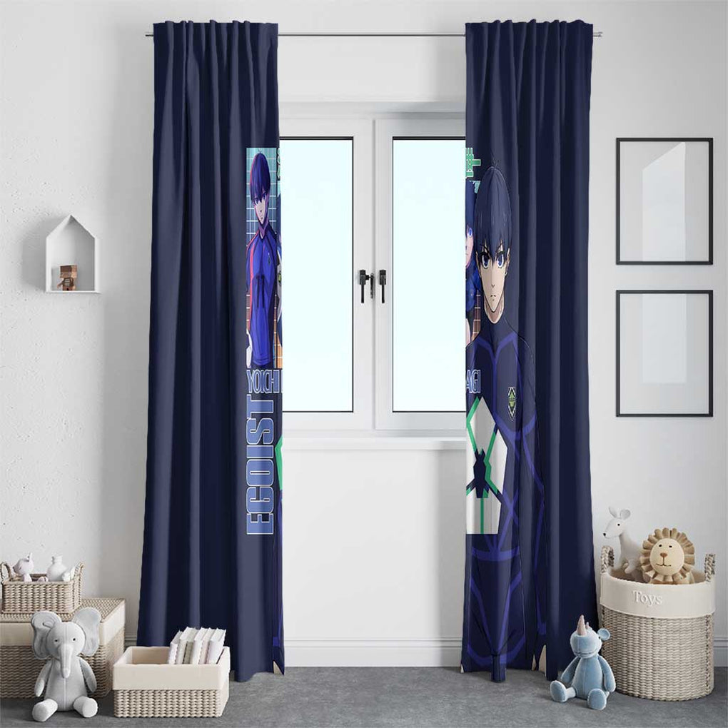Isagi Yoichi Blue Lock Window Curtain Japan Anime Style