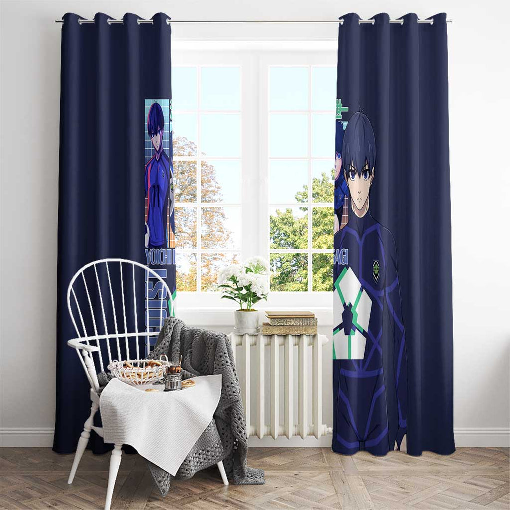 Isagi Yoichi Blue Lock Window Curtain Japan Anime Style
