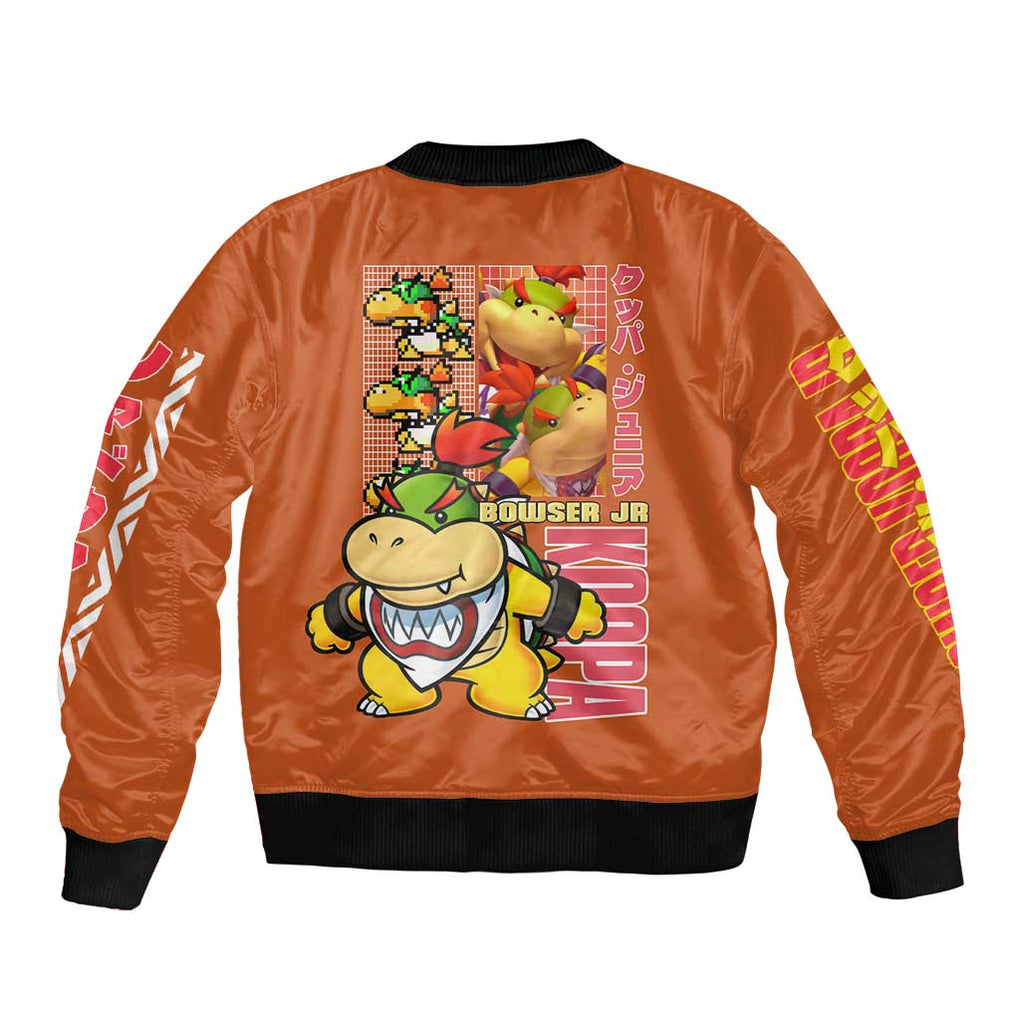 Bowser Jr. Mario Bros Bomber Jacket Japan Anime Style