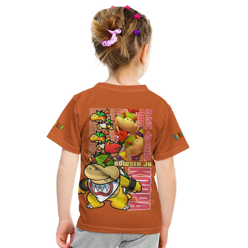 Bowser Jr. Mario Bros Kid T Shirt Japan Anime Style