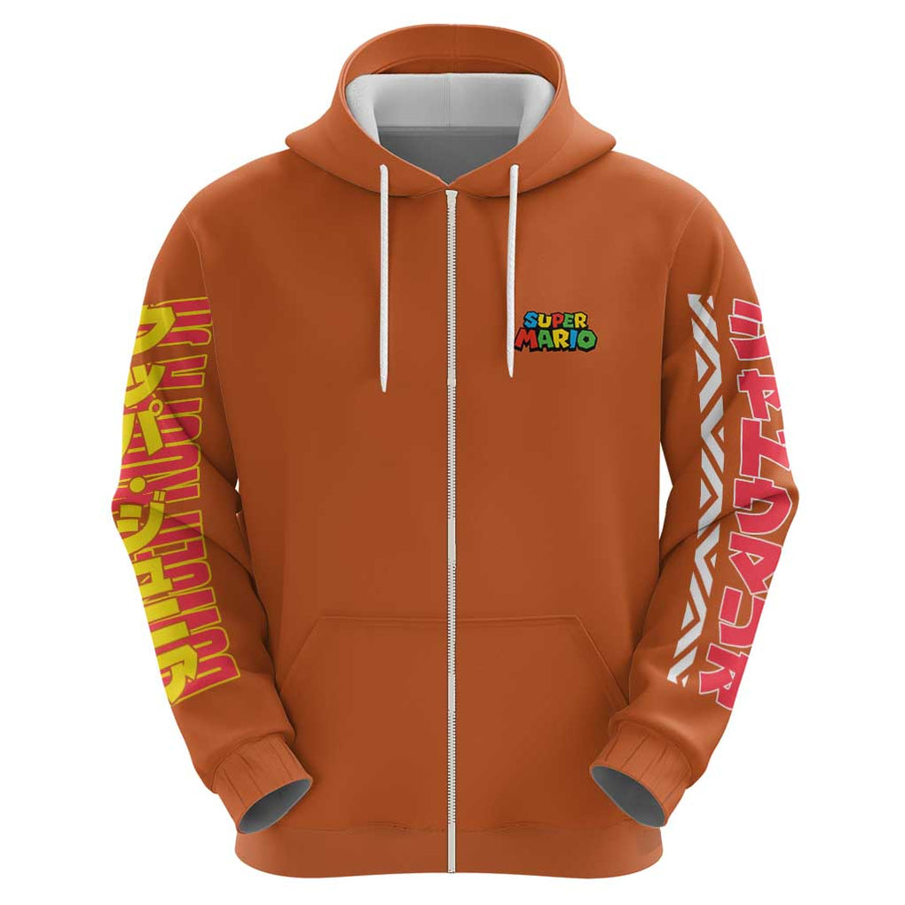 Bowser Jr. Mario Bros Zip Hoodie Japan Anime Style