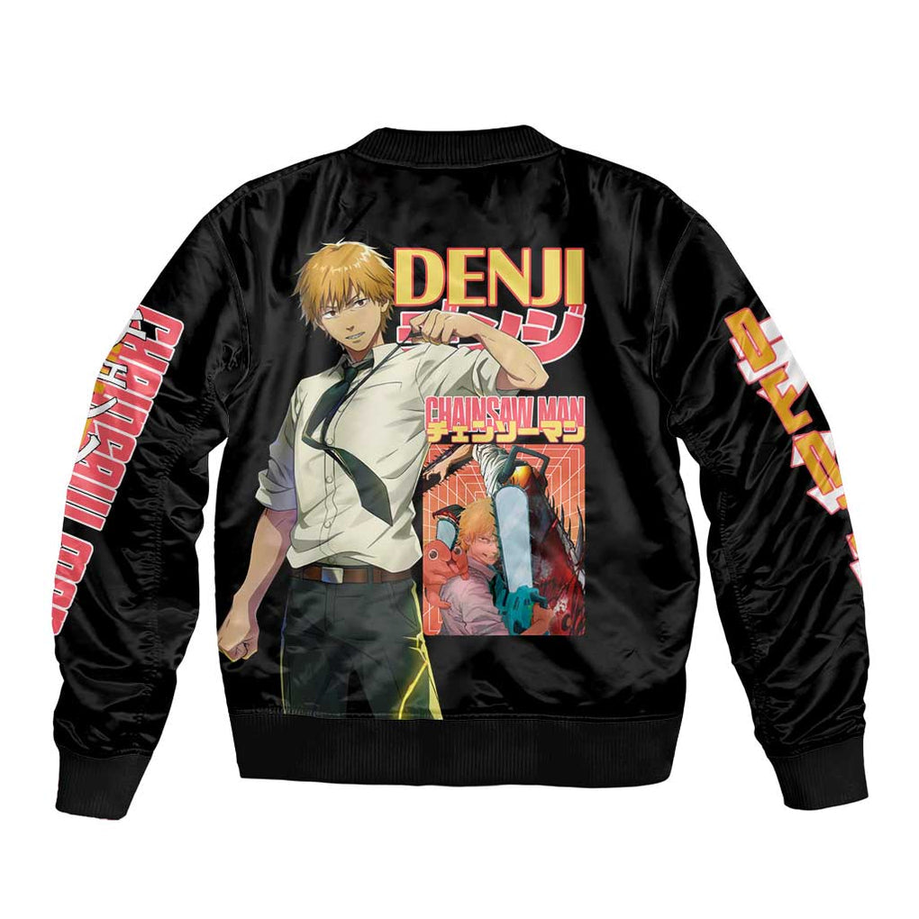 Denji V4 Chainsaw Man Bomber Jacket Japan Anime Style