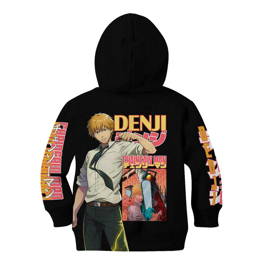 Denji V4 Chainsaw Man Kid Hoodie Japan Anime Style