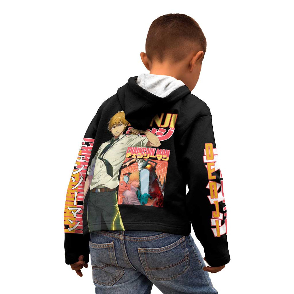 Denji V4 Chainsaw Man Kid Hoodie Japan Anime Style