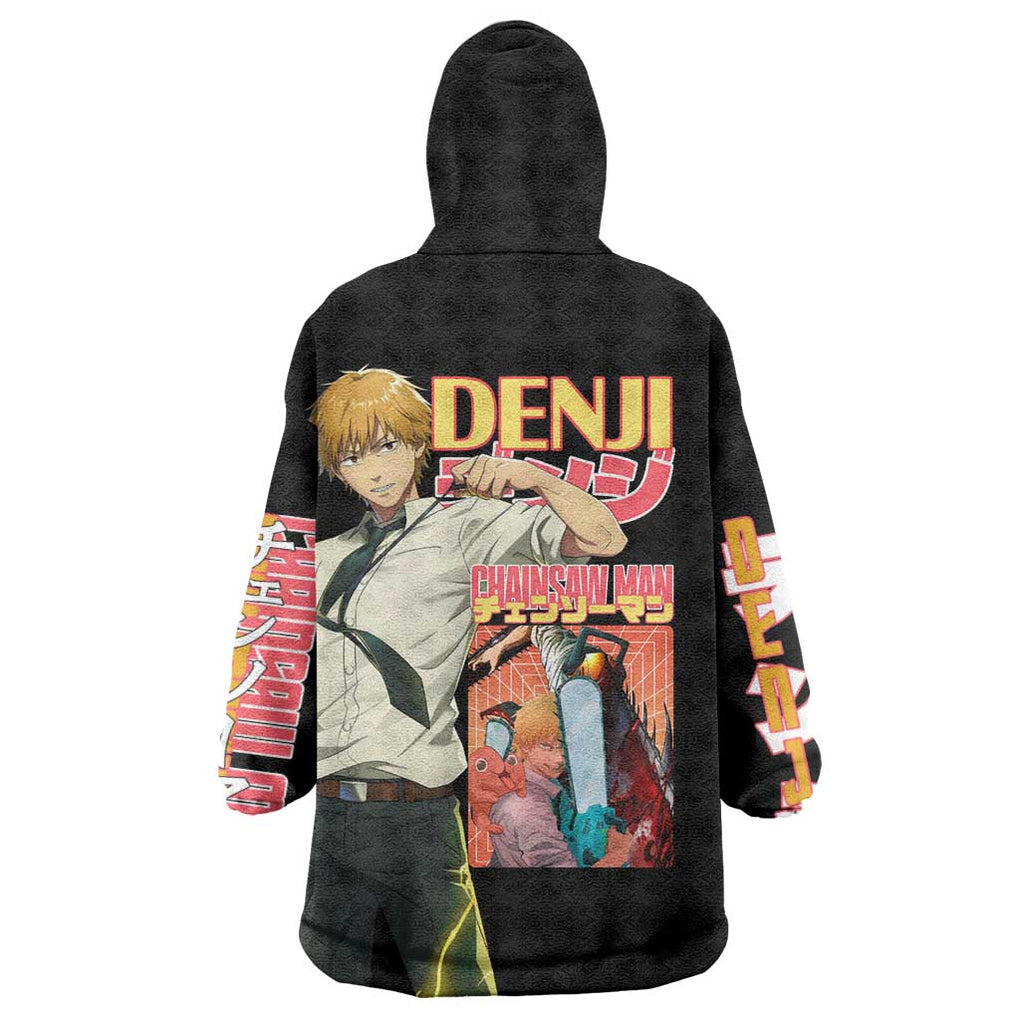 Denji V4 Chainsaw Man Wearable Blanket Hoodie Japan Anime Style