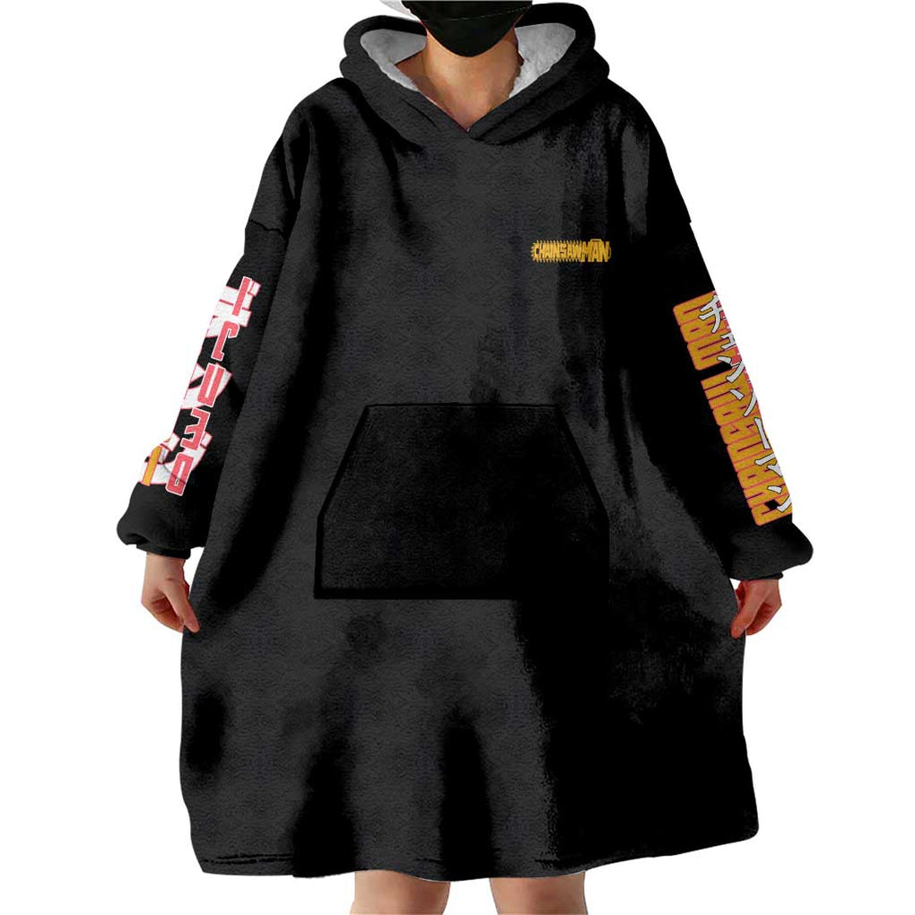 Denji V4 Chainsaw Man Wearable Blanket Hoodie Japan Anime Style