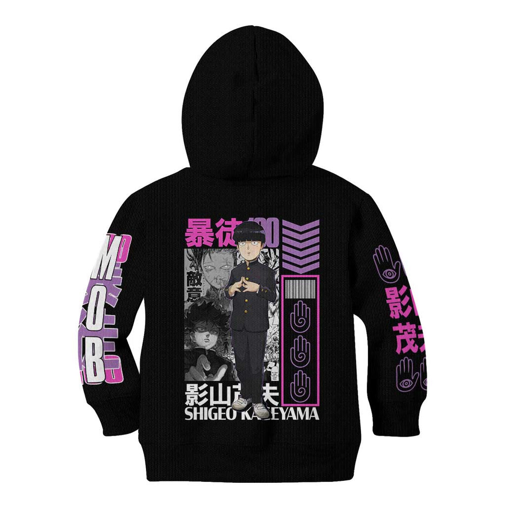 Shigeo Kageyama V2 Mob Psycho 100 Kid Hoodie Japan Anime Style