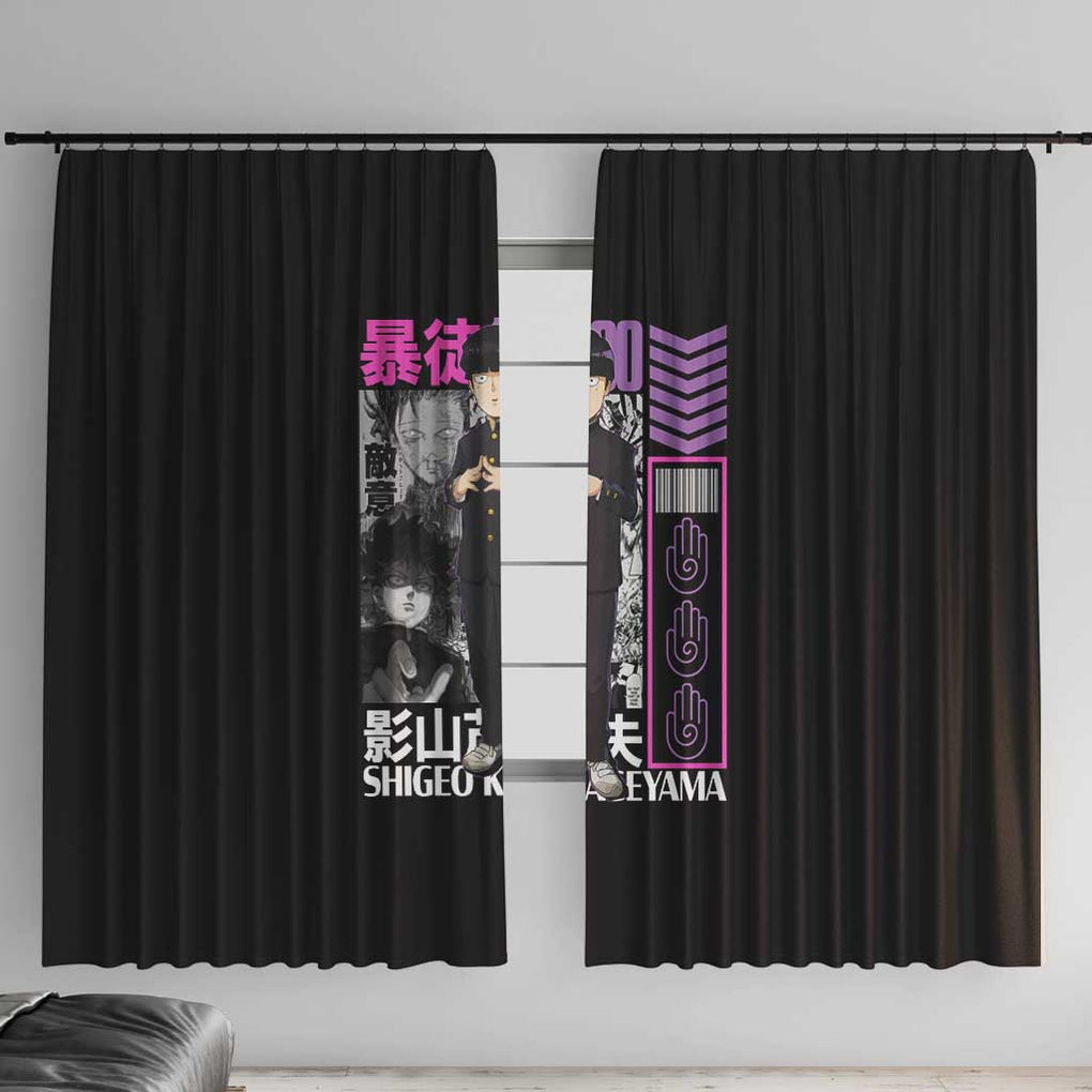 Shigeo Kageyama V2 Mob Psycho 100 Window Curtain Japan Anime Style