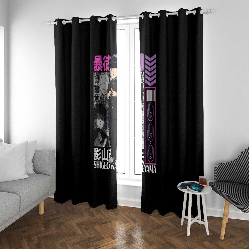Shigeo Kageyama V2 Mob Psycho 100 Window Curtain Japan Anime Style