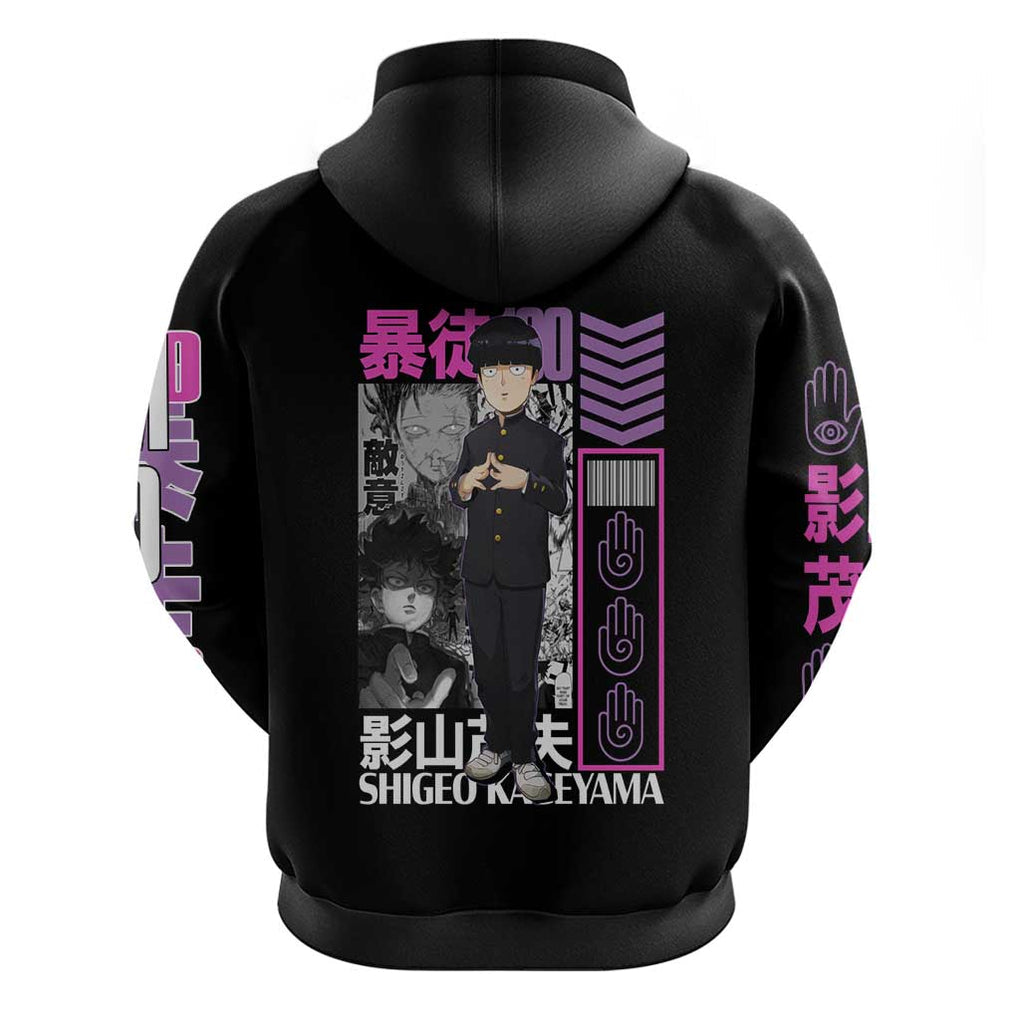 Shigeo Kageyama V2 Mob Psycho 100 Zip Hoodie Japan Anime Style