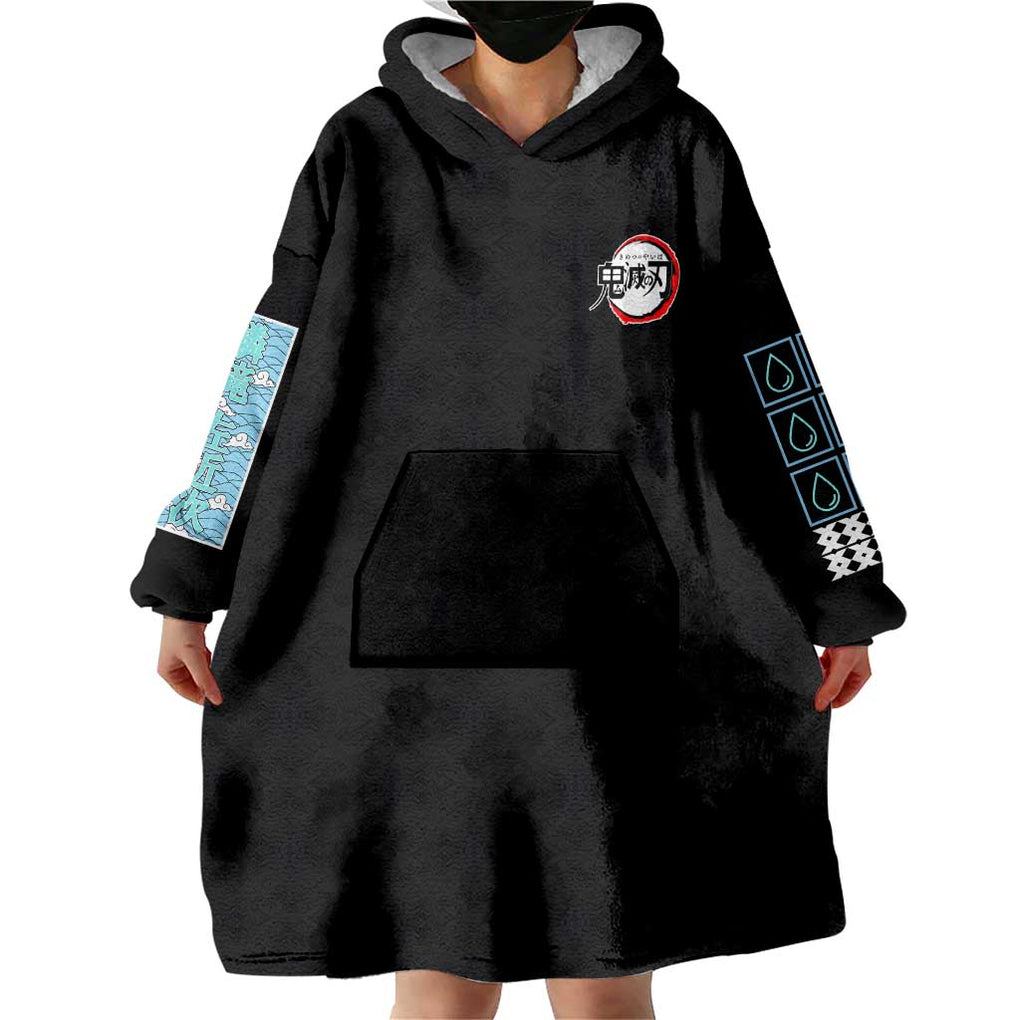 Sakonji Urokodaki Demon Slayer Wearable Blanket Hoodie Japan Anime Style