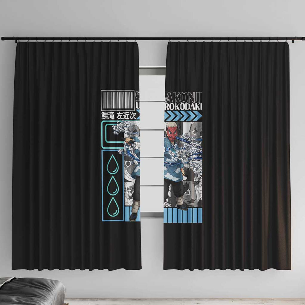 Sakonji Urokodaki Demon Slayer Window Curtain Japan Anime Style