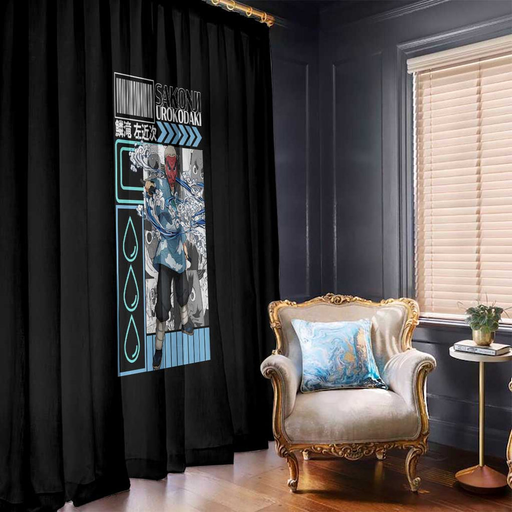 Sakonji Urokodaki Demon Slayer Window Curtain Japan Anime Style